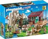 Playmobil 9126 Rock Climbers with Cabin - Building Set