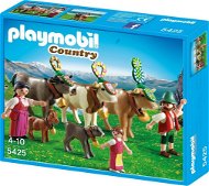 Playmobil 5425 Bavarian Alpine Festival Mountain Cattle Drive - Building Set