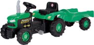 Šlapací traktor Dolu Traktor šlapací s vlečkou, zelený - Šlapací traktor
