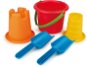 Hape 5-in-1 Buckets and Spades - Sand Tool Kit