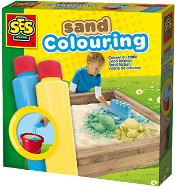 Ses Sand, blau, gelb - Sandspielzeug-Set