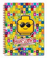 LEGO Iconic Spiral Workbook - Awesome - Notepad