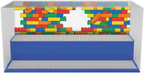 LEGO Iconic Herní a sběratelská skříňka - modrá - Úložný box - Hlavní obrázek