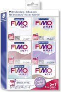 Fimo Soft Set 5 + 1 Süße Farben - Knete