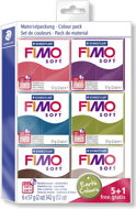 Fimo Soft Set 5 + 1 Länderfarben - Knete