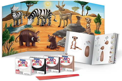 FIMO Soft Kits For Kids - Zoo Animals