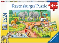 Ravensburger 78134 Egy nap az állatkertben - Puzzle