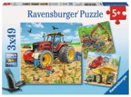 Puzzle Ravensburger 80120 Mezőgazdasági gépek - Puzzle