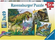 Puzzle Ravensburger 93588 Dinoszauruszok és idő - Puzzle