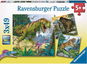 Ravensburger 93588 Dinosaury a čas - Puzzle