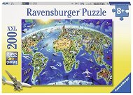 Ravensburger 127221 Veľká mapa sveta - Puzzle