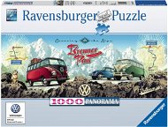 Puzzle Ravensburger 151028 Přes Alpy s VW  - Puzzle