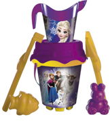 Frozen Sand bucket with Watering Can - Sand Tool Kit