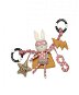 Hanging Rabbit with Star Superhero Pop - Pushchair Toy
