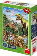 Puzzle A dinoszauruszok világa - neon - Puzzle