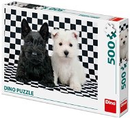 Černobiele psi - Puzzle