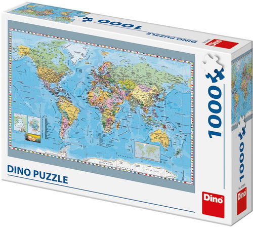 Politická mapa světa - Puzzle - Hlavní obrázek