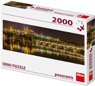 Karlsbrücke bei Nacht - Panoramic - Puzzle