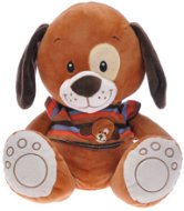 Dog 34cm - dark brown - Soft Toy