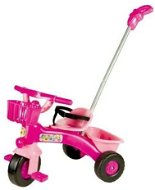 Tricycle pink with guide bar - Pedal Tricycle