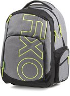 OXY Style GREY LINE Green - School Backpack