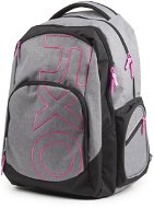 OXY Style GREY LINE Pink - School Backpack
