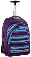 Trolley All Out Summer Check Purple - School Backpack