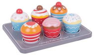 Kinderküchen-Lebensmittel Bigjigs Spielset - Muffins - Jídlo do dětské kuchyňky