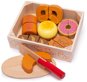 Bigjigs Toys Krájenie pečiva v krabičke - Potraviny do detskej kuchynky