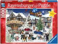 Ravensburger 153596 Zasnežená vianočná dedina - Puzzle