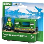 Brio World 33894 Cargo Engine with Driver - Rail Set Accessory