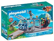 Playmobil 9433 Motoroshajó dinoszaurusz ketreccel - Építőjáték