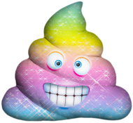 Impar Rainbow Poop – XXL - Pillow