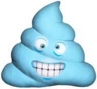 Impar Blue Poop – XXL - Soft Toy