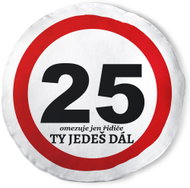 Impar round cushion ‘You’re moving on’ – 25 years - Pillow