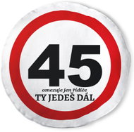 Impar round cushion: ‘You’re moving on’ – 45 years - Pillow