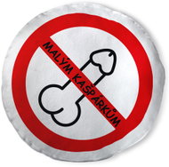 Impar round cushion: ‘No to Little Clowns’ - Pillow