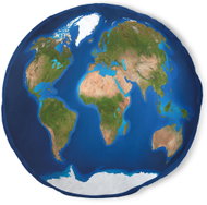 Impar Round 'Planet Earth' Cushion - Pillow