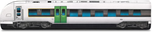 IMPAR Plush Train 1440 MRB - Soft Toy - Main image