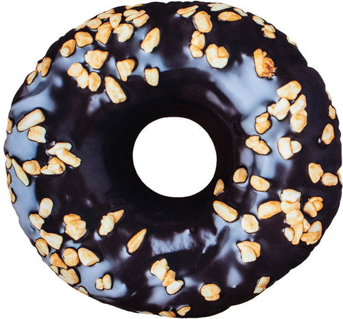 Impar 3D Donut Cushion with Chocolate - Pillow - Main image