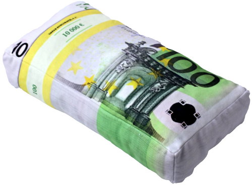 Impar 3D cushion: 100€ banknotes - Pillow - Main image