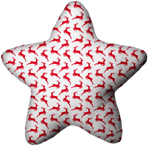Impar 3D ‘Star with Reindeer’ Cushion - Pillow - Main image