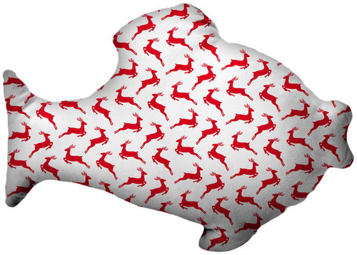Impar 3D ‘Carp with Reindeer’ Cushion - Pillow - Main image