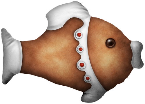 Impar 3D Carp Cushion - Pillow - Main image