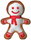 ‘Gingerbread Man with Icing’ cushion