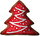 ‘Christmas Tree’ cushion with icing