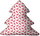 ‘Christmas Tree with Reindeer’ cushion