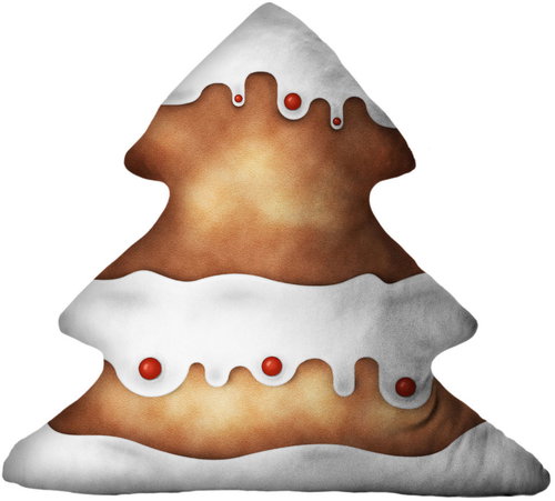 Impar 3D Christmas Tree Cushion - Pillow - Main image