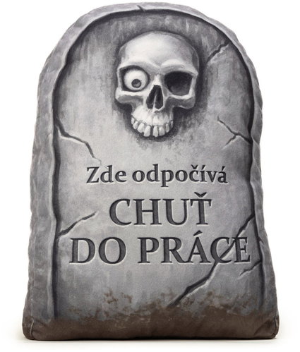 Impar 3D ‘Gravestone’ Cushion – Craftwork - Pillow - Main image