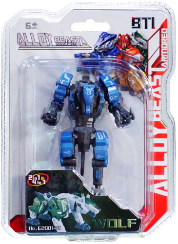 Alltoys Transformer animal robot, dark grey-blue - Interactive Animal Toy - Main image